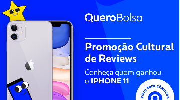 Promoção de Reviews Quero Bolsa: saiba quem levou um IPHONE 11 para casa