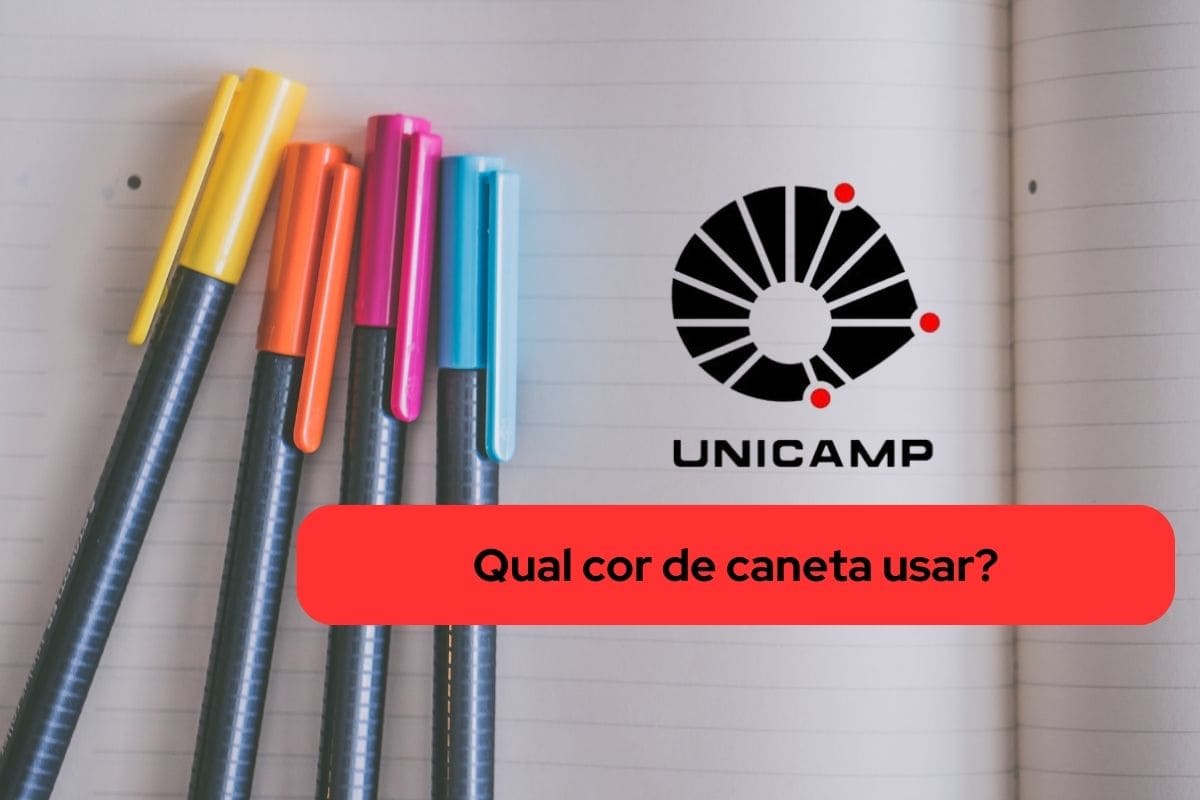 Qual cor de caneta usar no vestibular da Unicamp?