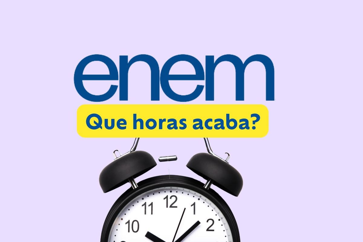Que horas acaba o Enem 2024?