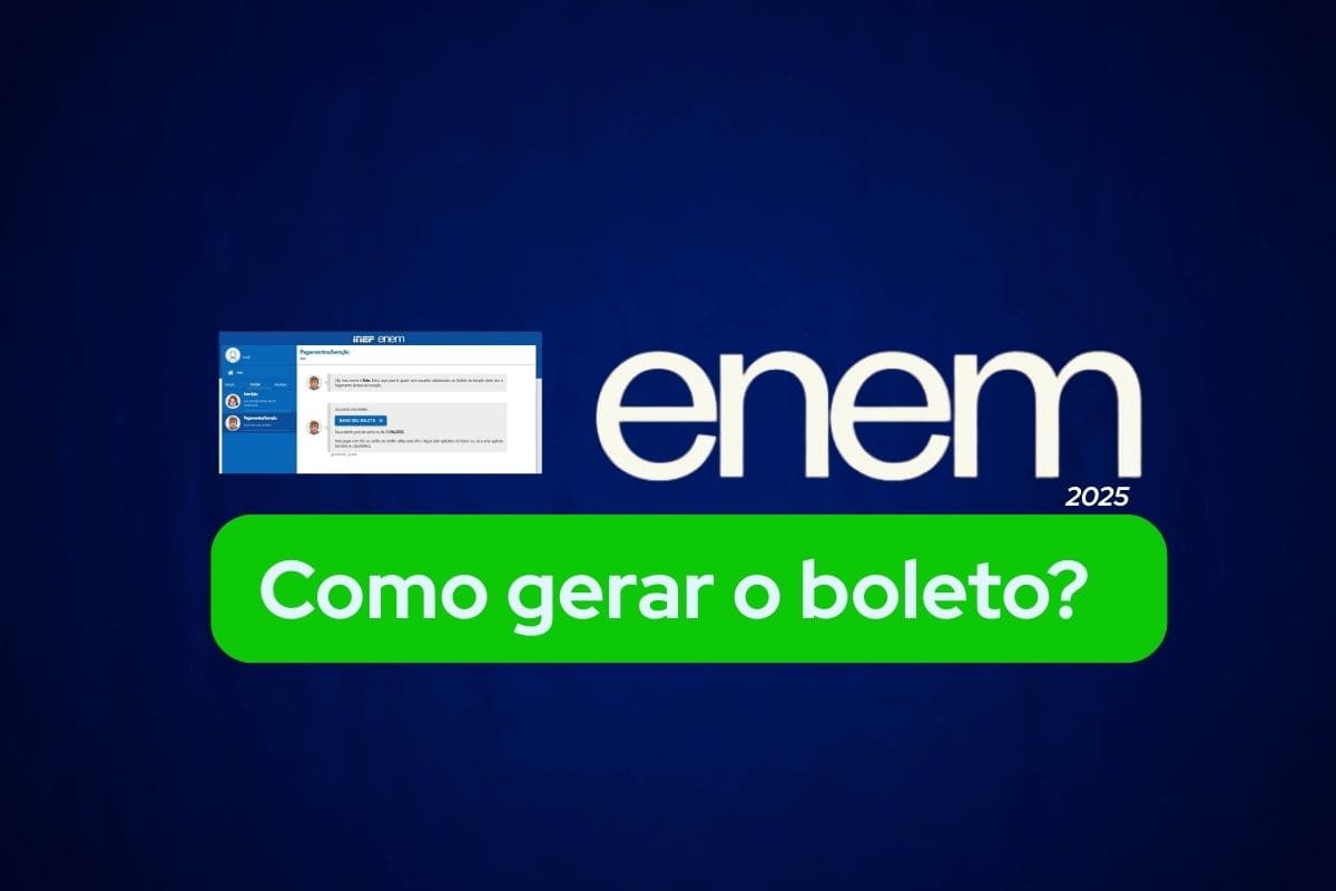 Como gerar o boleto do Enem 2025?