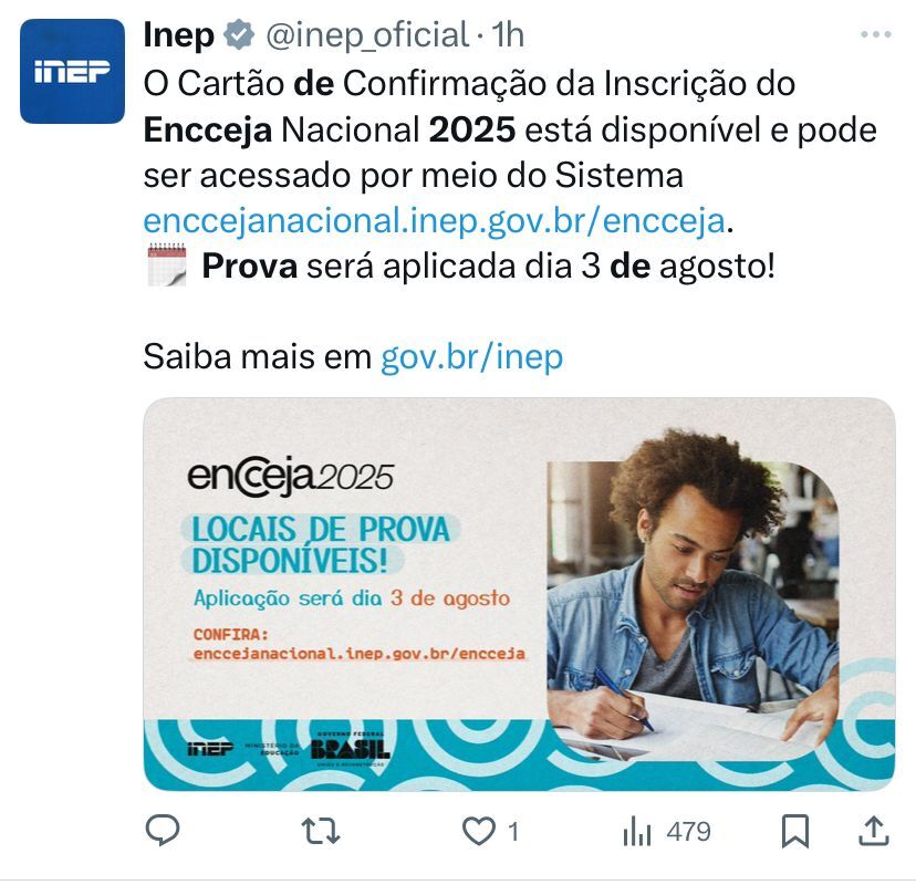 Local de prova Encceja