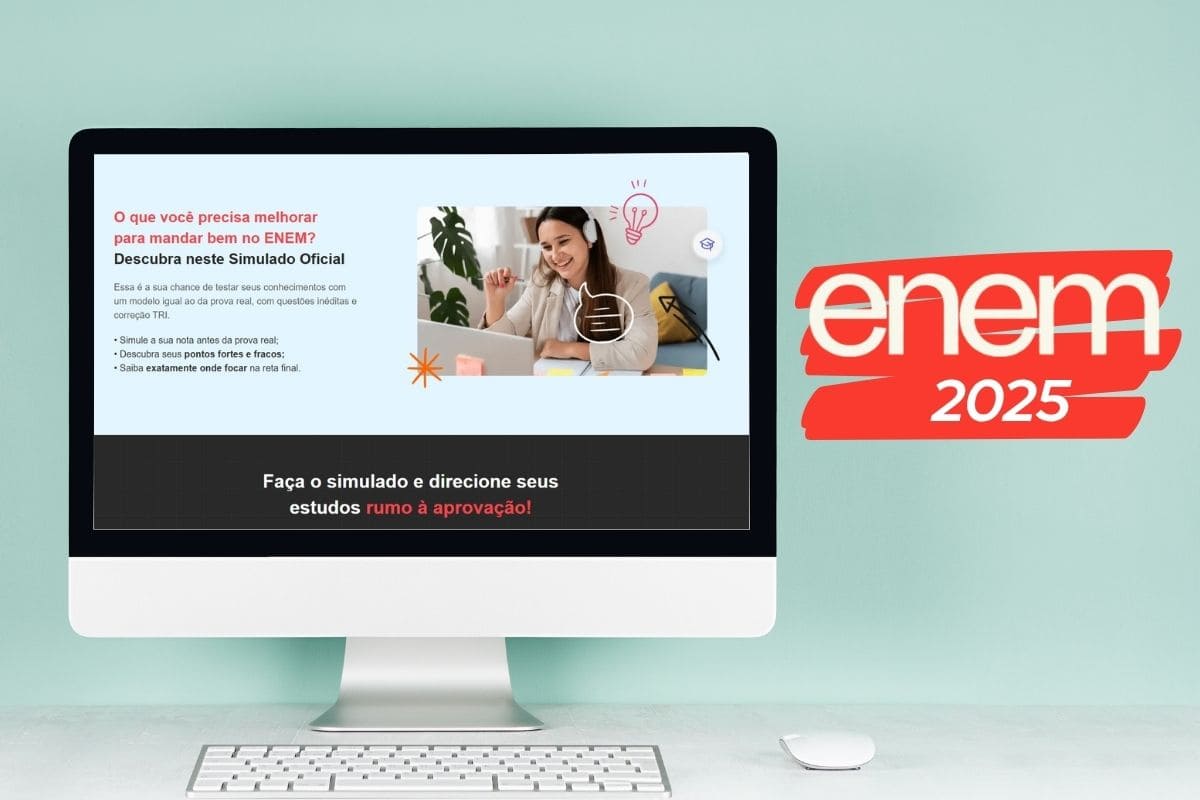 Enem 2025: Quero Bolsa e Estuda.com lançam simulado gratuito