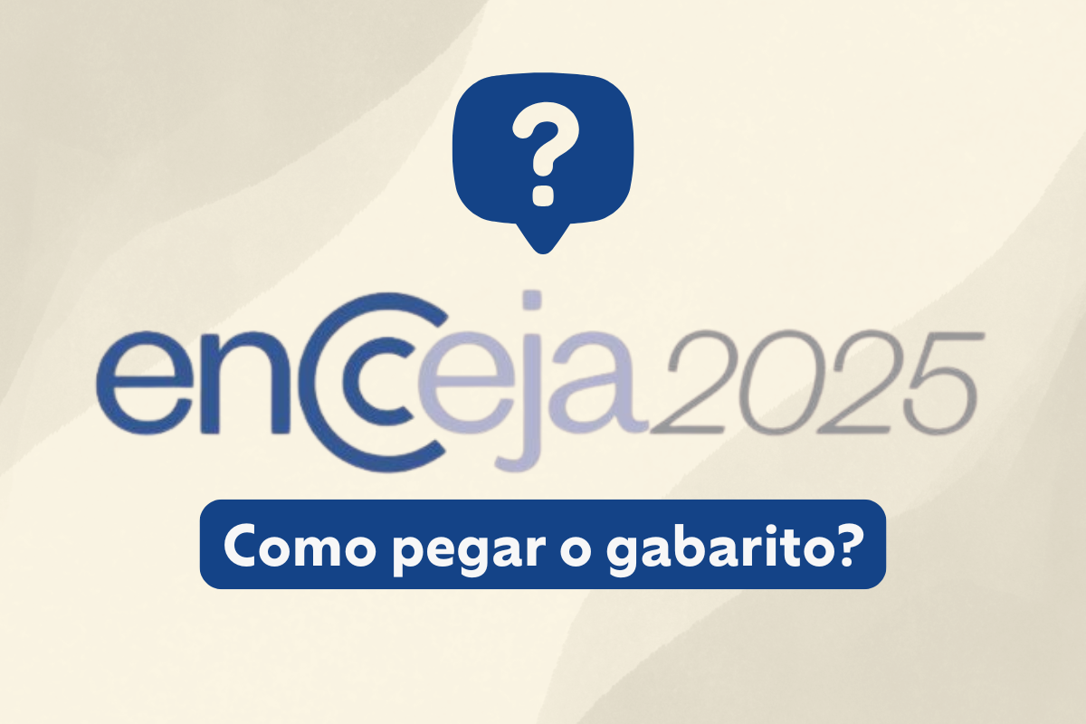 Como pegar o gabarito do Encceja?