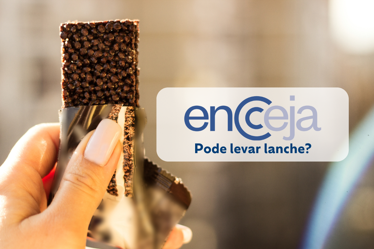 Pode levar lanche na prova do Encceja? Saiba o que é permitido