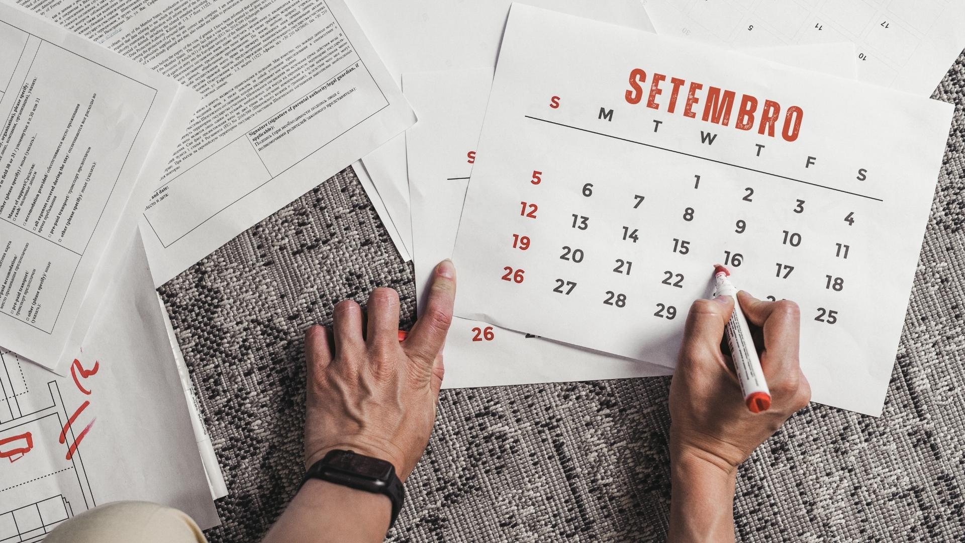 Feriados de setembro: veja quais são as datas