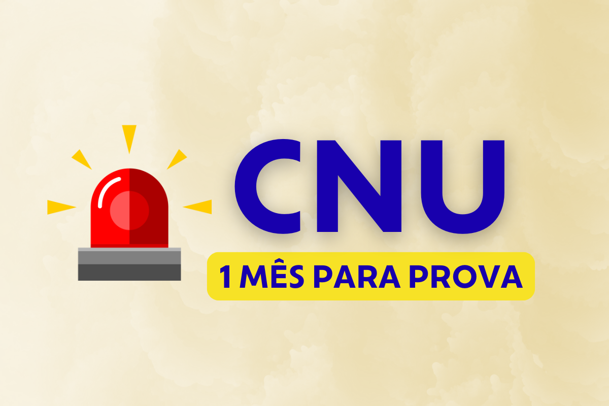 Falta 1 mês para o CNU 2025: veja checklist do que fazer até a prova