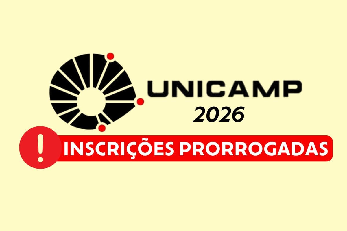 Unicamp 2026: inscrições são prorrogadas; veja nova data