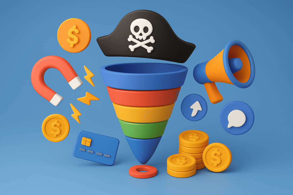 O que é o funil pirata, modelo que otimiza a jornada do cliente