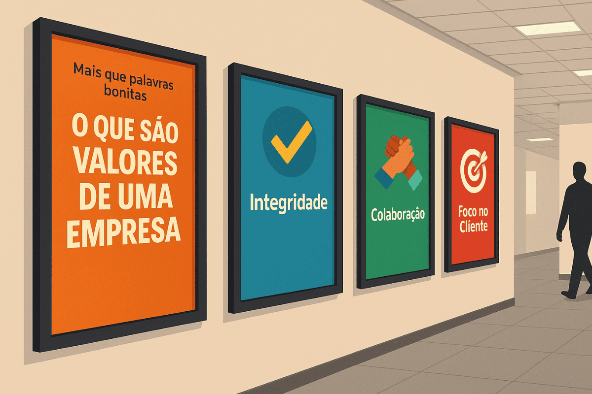 Mais que palavras bonitas: o que são valores de uma empresa?