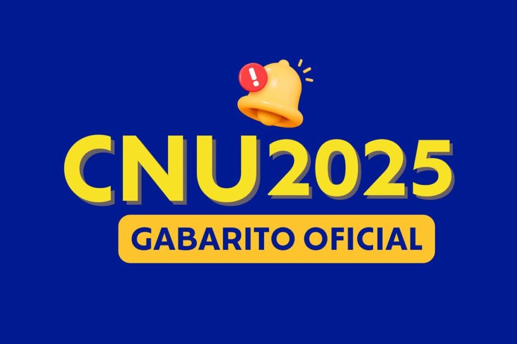 Gabarito do CNU 2025 é divulgado nesta segunda (6); veja horário