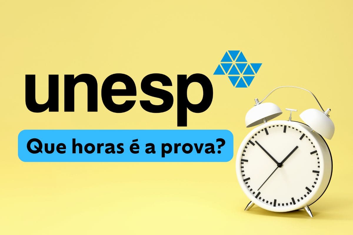 Que horas é a prova da Unesp 2026? Veja todos os horários