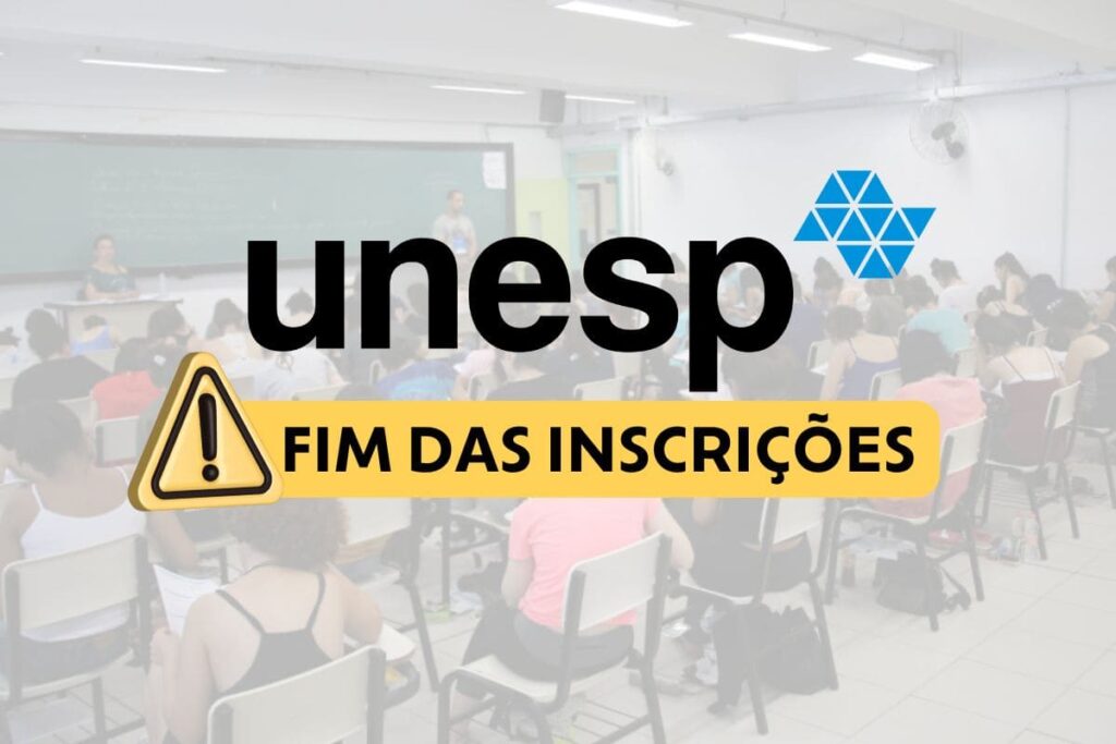 Unesp 2026: inscrições terminam hoje (8); se inscreva já