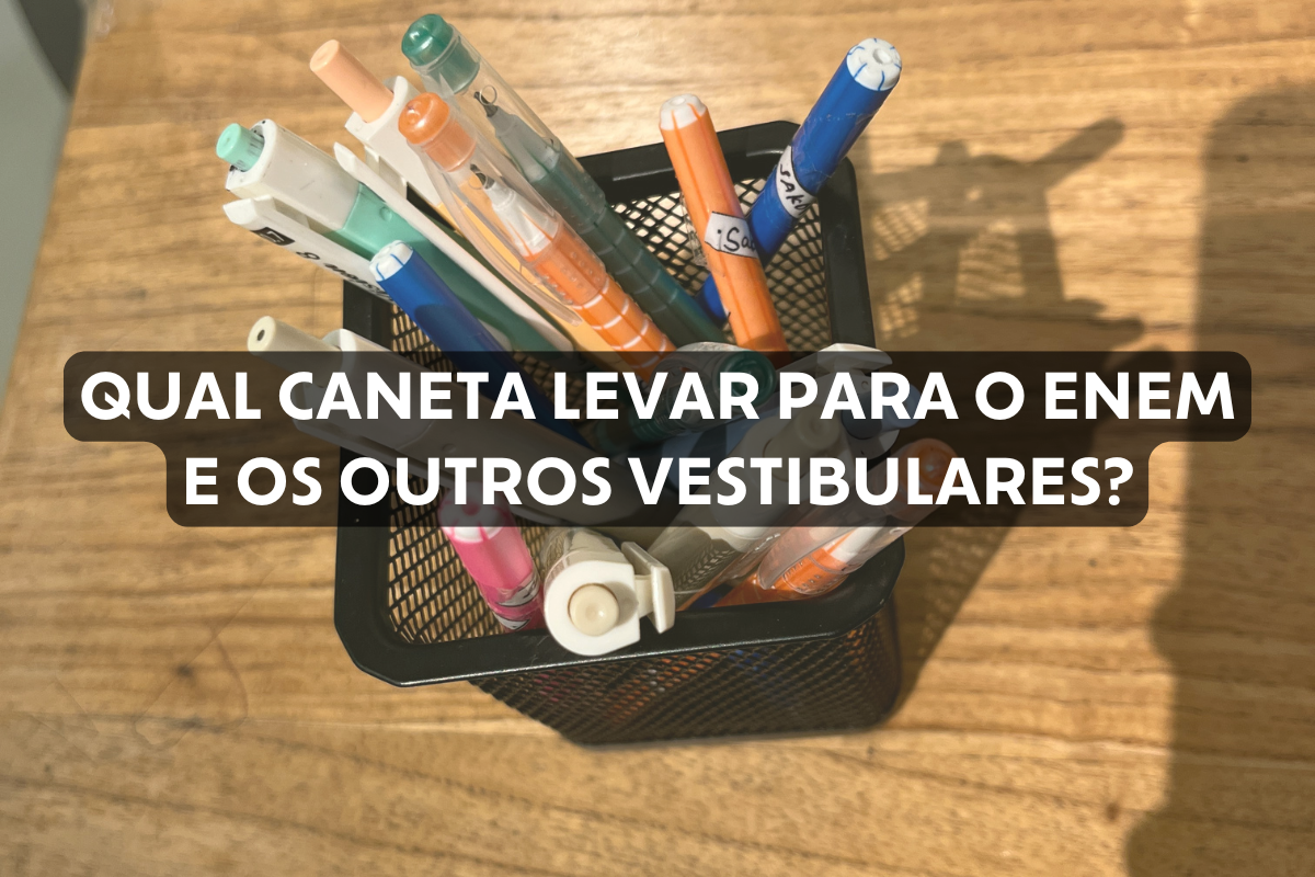 Caneta azul ou preta: qual é a regra do Enem e dos vestibulares