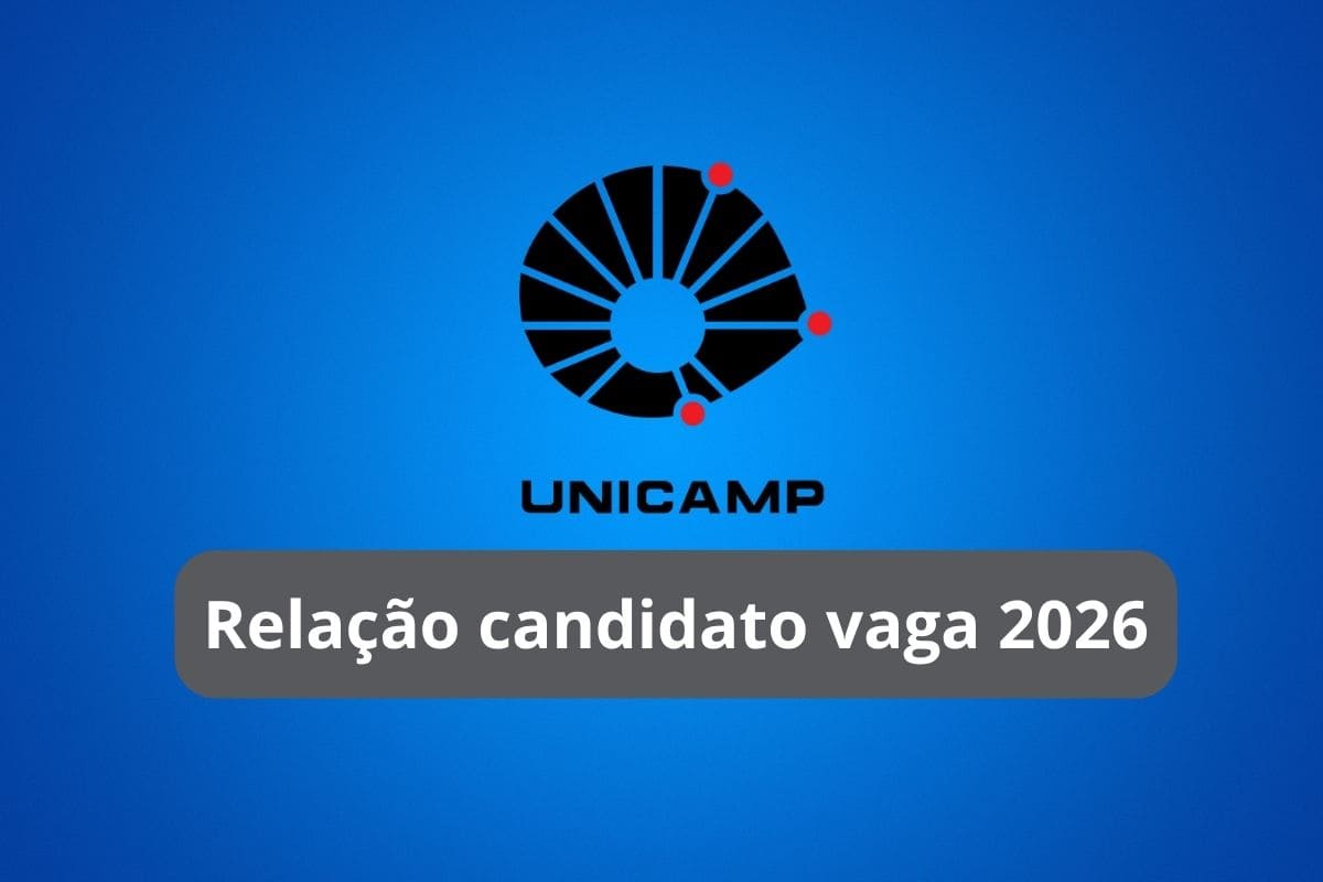 Qual é a relação candidato-vaga na Unicamp 2026?