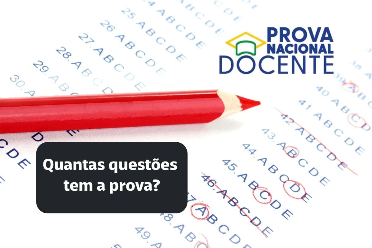 Quantas questões tem a prova PND?