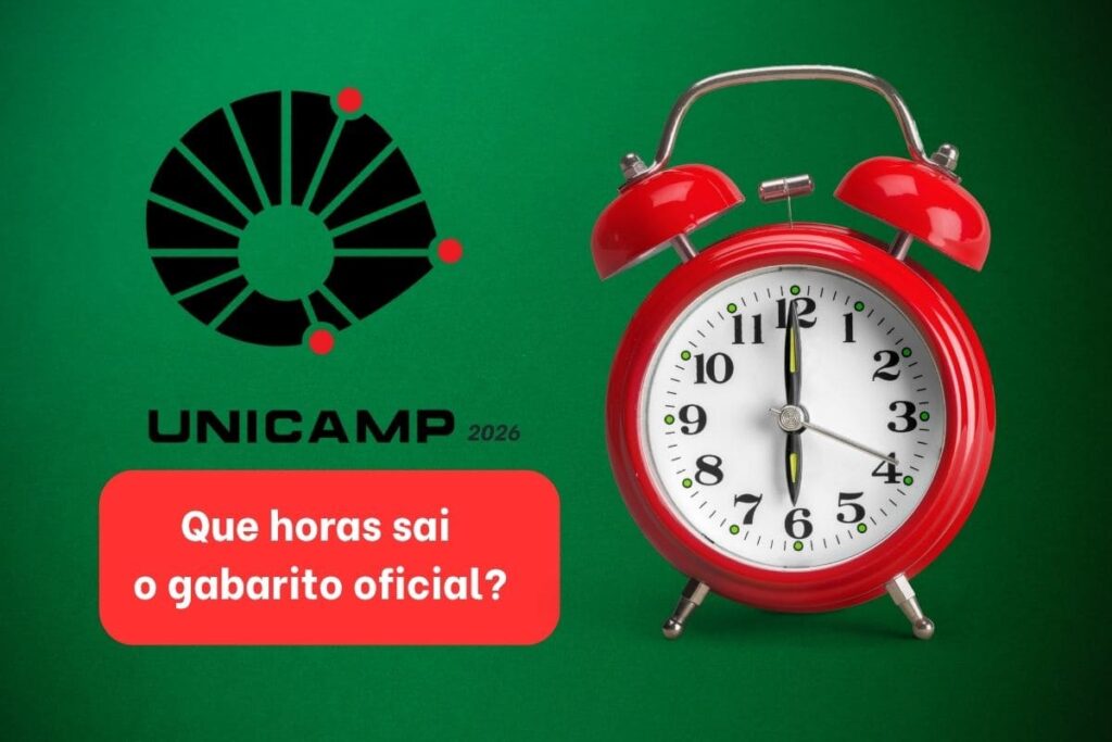 que horas sai o gabarito oficial da unicamp 2026