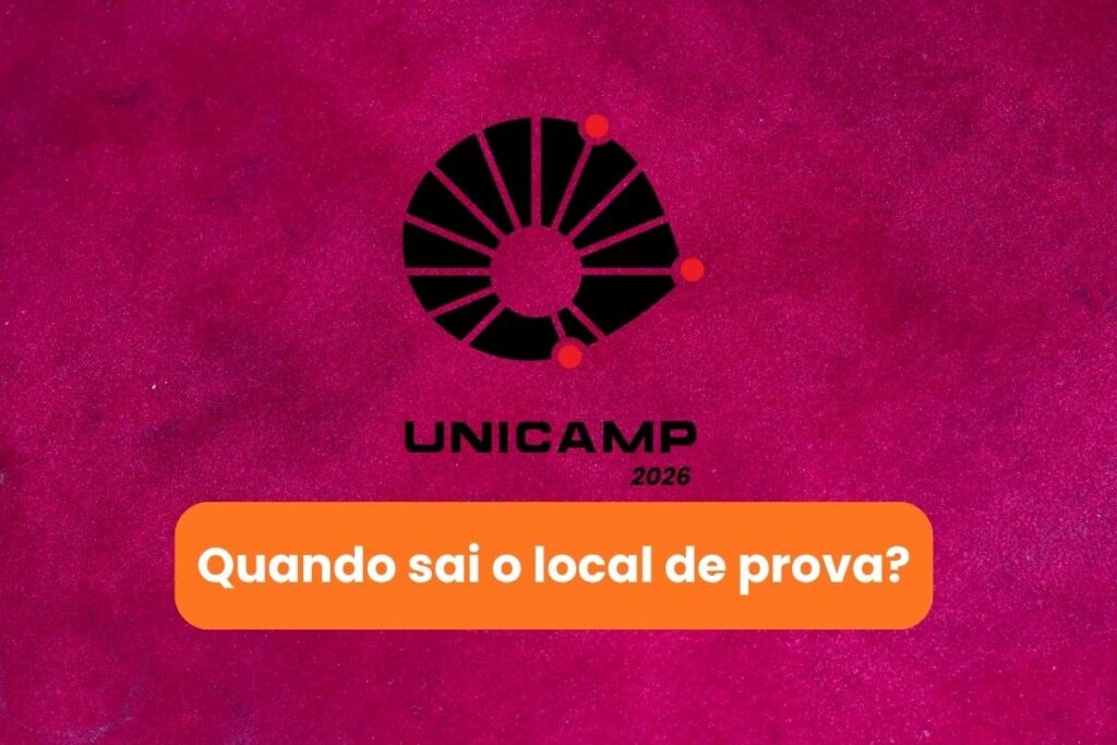 quando sai o local de prova da unicamp 2026