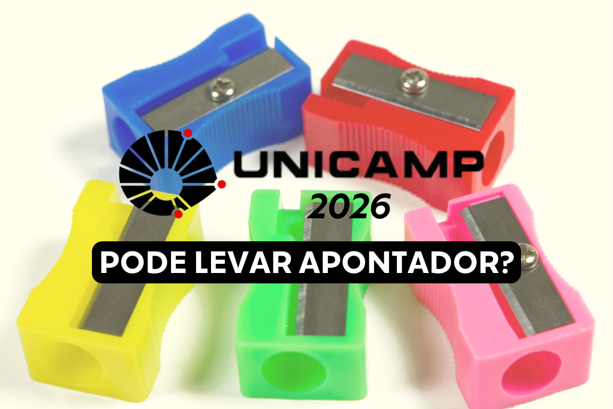 Unicamp 2026: pode levar apontador? Veja regras