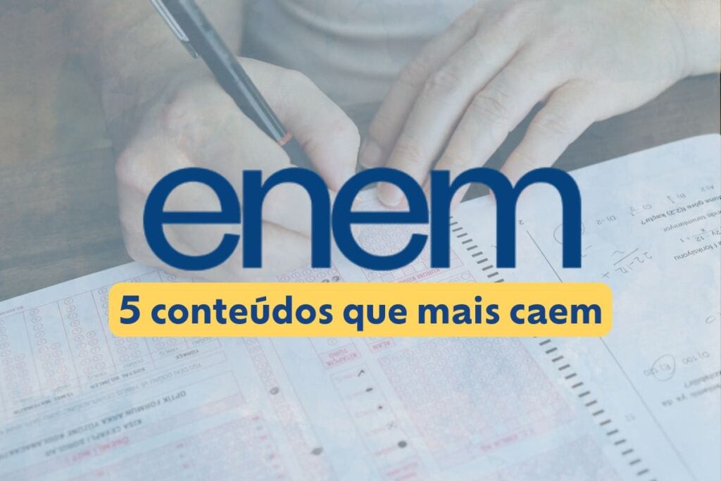 5 conteúdos que mais caem em cada área do Enem; revise já