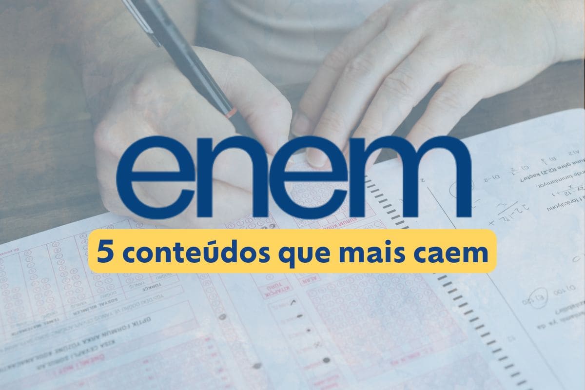 5 conteúdos que mais caem em cada área do Enem; revise já