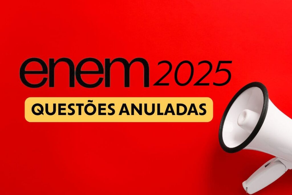 Enem 2025 terá 3 questões anuladas; veja quais são