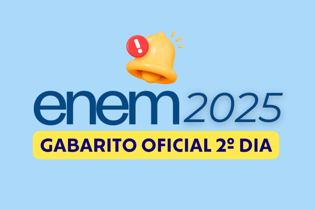 Gabarito oficial do 2º dia do Enem 2025 é divulgado; acesse