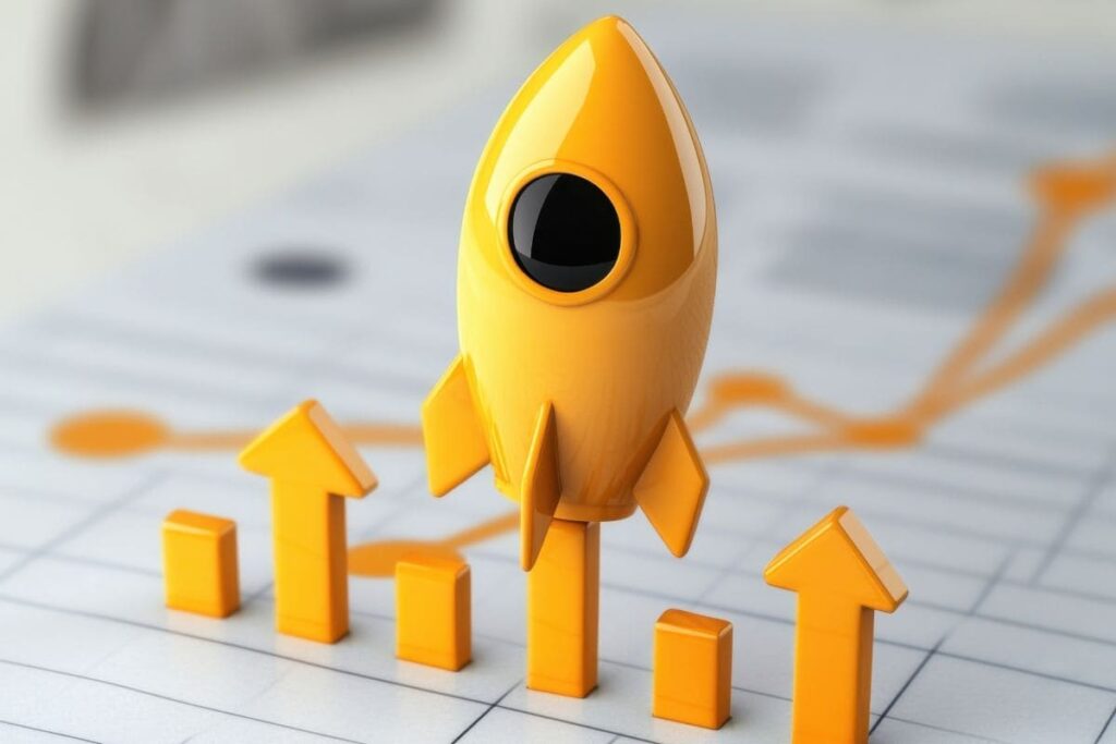 time comercial trabalhando em soluções usando a matriz ansoff para crescimento da empresa