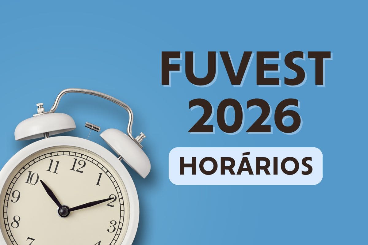 Qual é o horário da prova da Fuvest 2026?