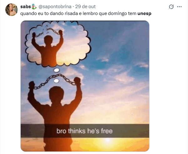 Memes da prova da Unesp 2026