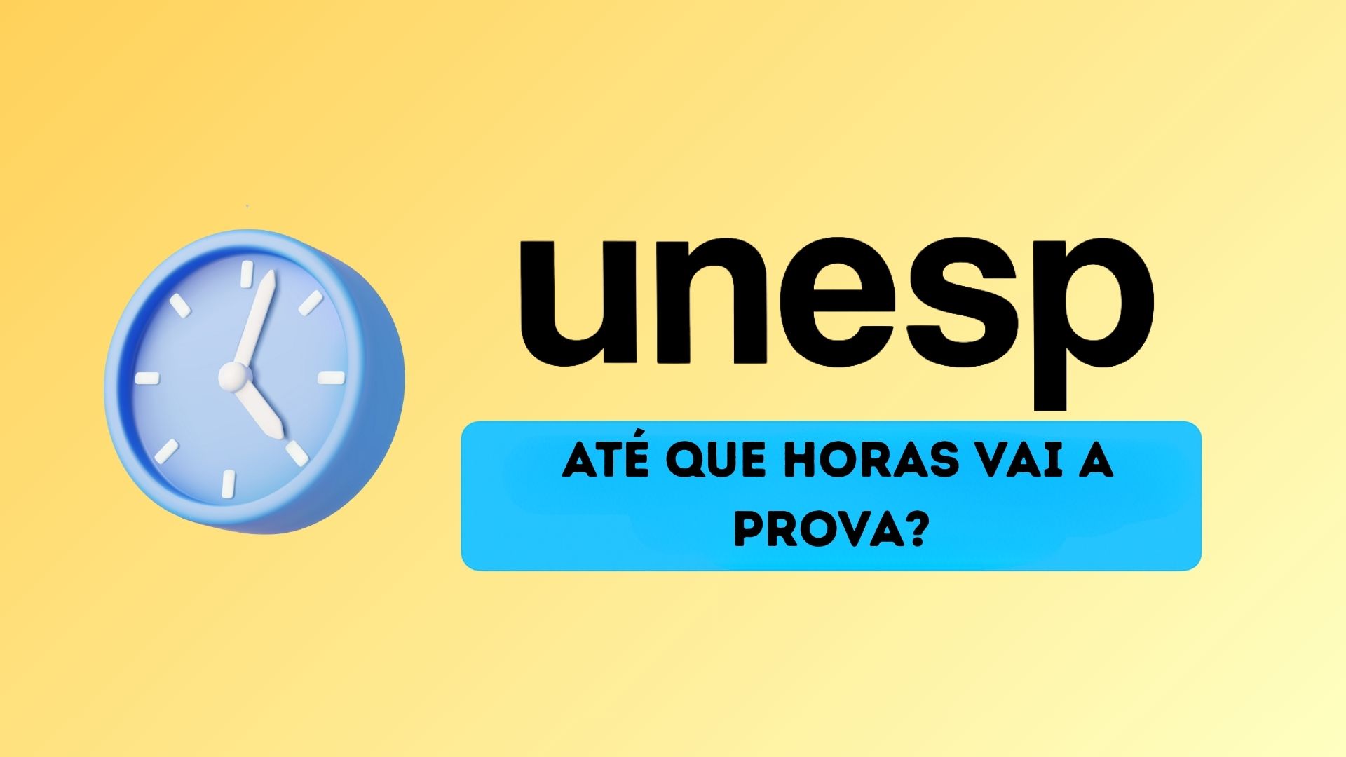 Até que horas vai a prova da Unesp 2026?