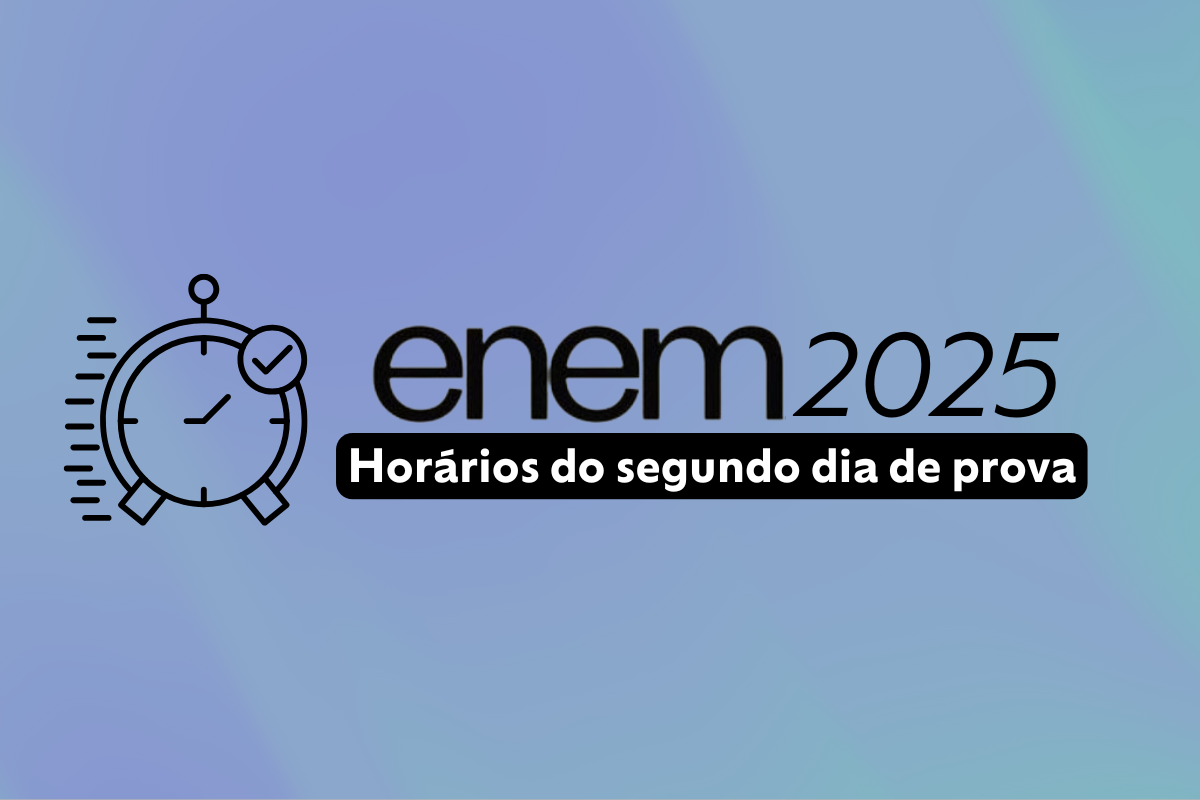 Enem 2025: veja os horários do segundo dia de prova