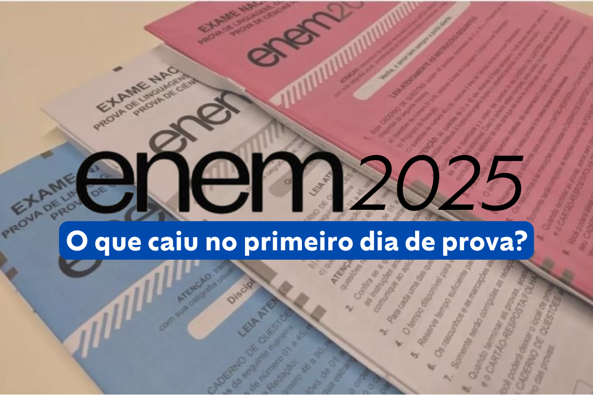 Enem 2025: veja o que caiu no primeiro dia de prova
