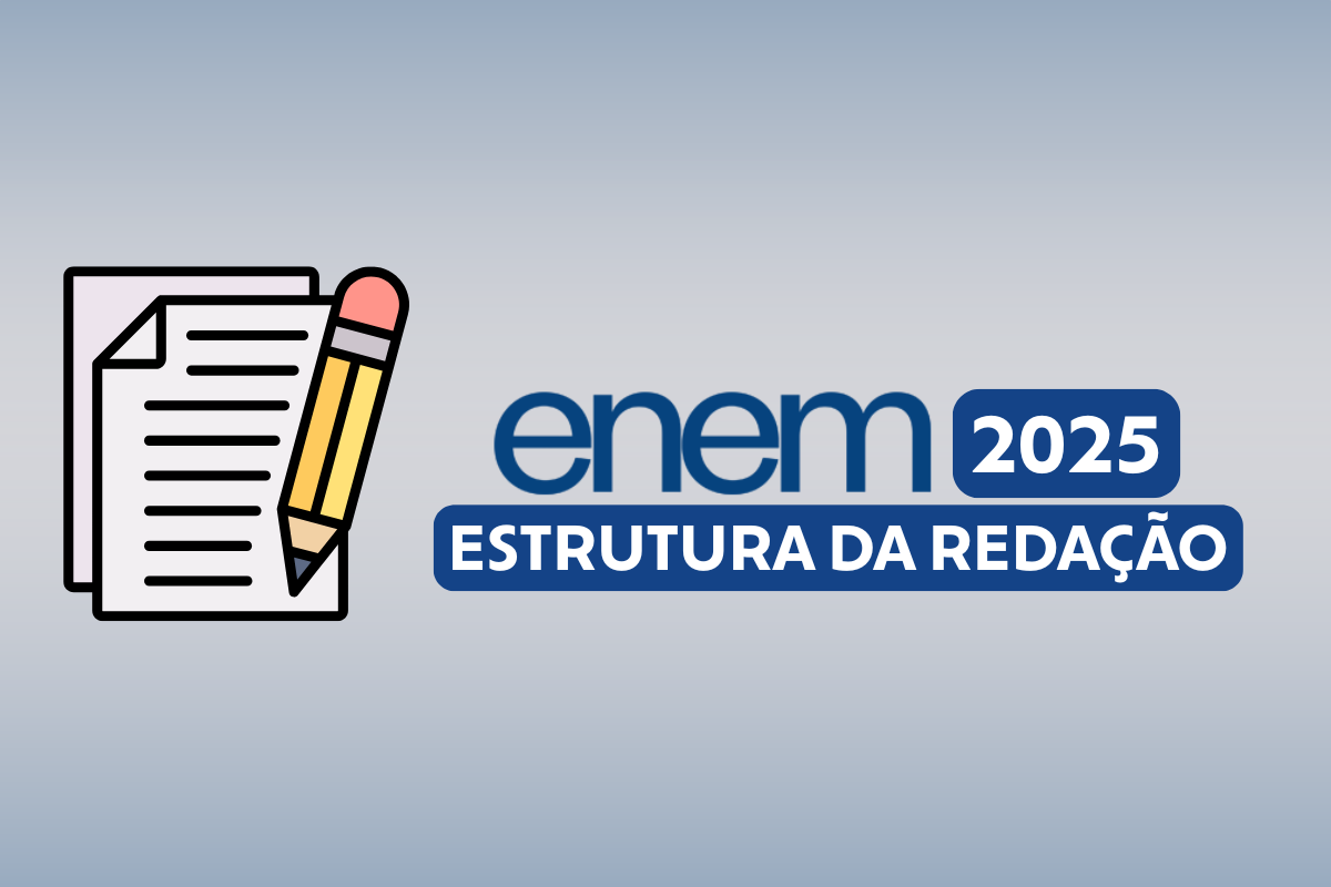 Qual é a estrutura da redação do Enem 2025?