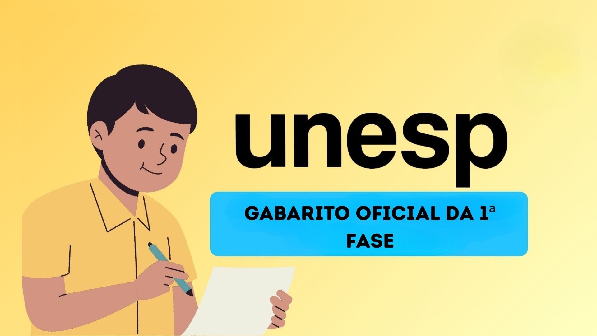 Gabarito Unesp 2026: veja as repostas da 1ª fase