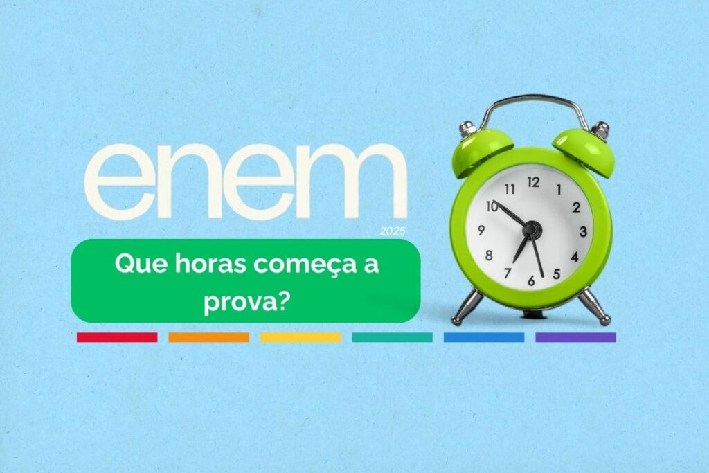 que horas começa a prova do enem