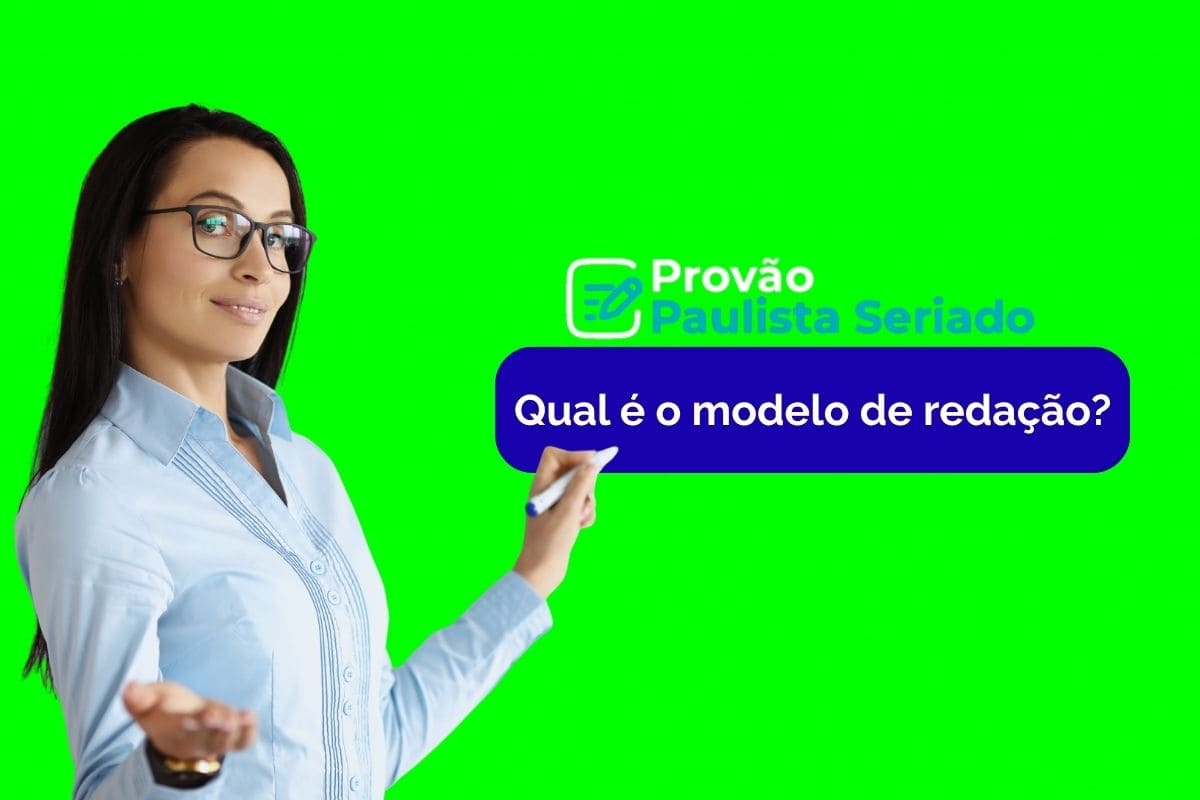 Qual é o modelo de redação do Provão Paulista?