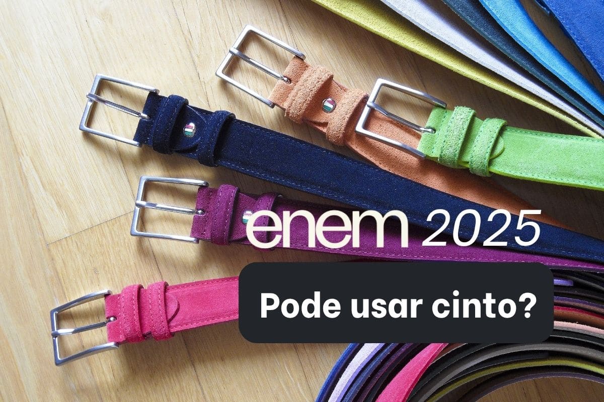 Pode usar cinto no Enem 2025?