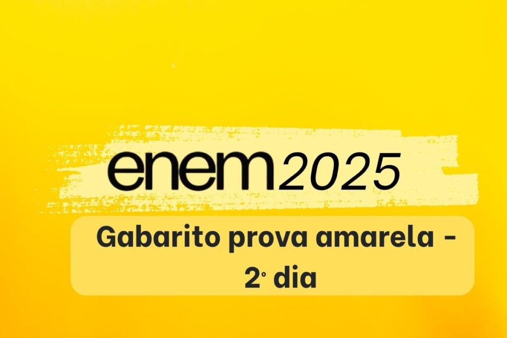 gabarito enem 2025 2º dia prova amarela