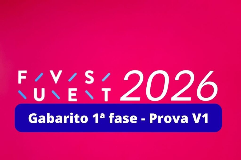 gabarito fuvest 2026 1ª fase prova V1