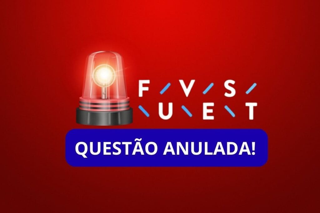 Fuvest anula questão