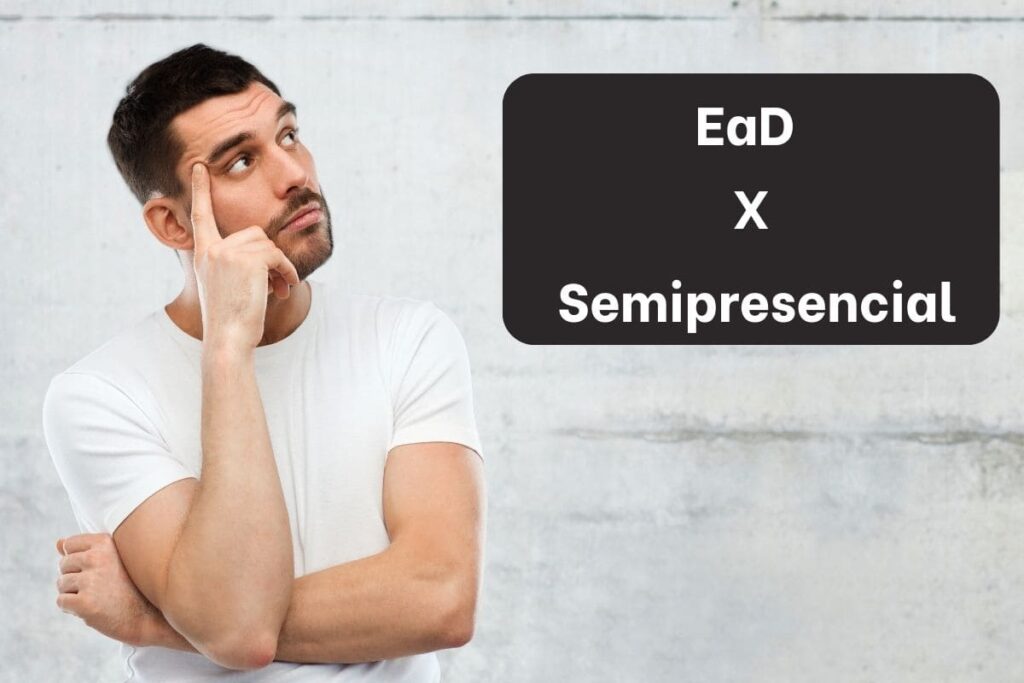 diferença entre EaD e semipresencial