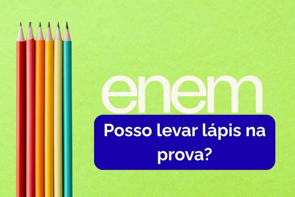 lápis para a prova do enem 2025