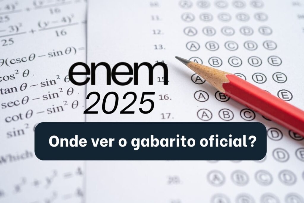 Onde ver o gabarito oficial do Enem 2025?