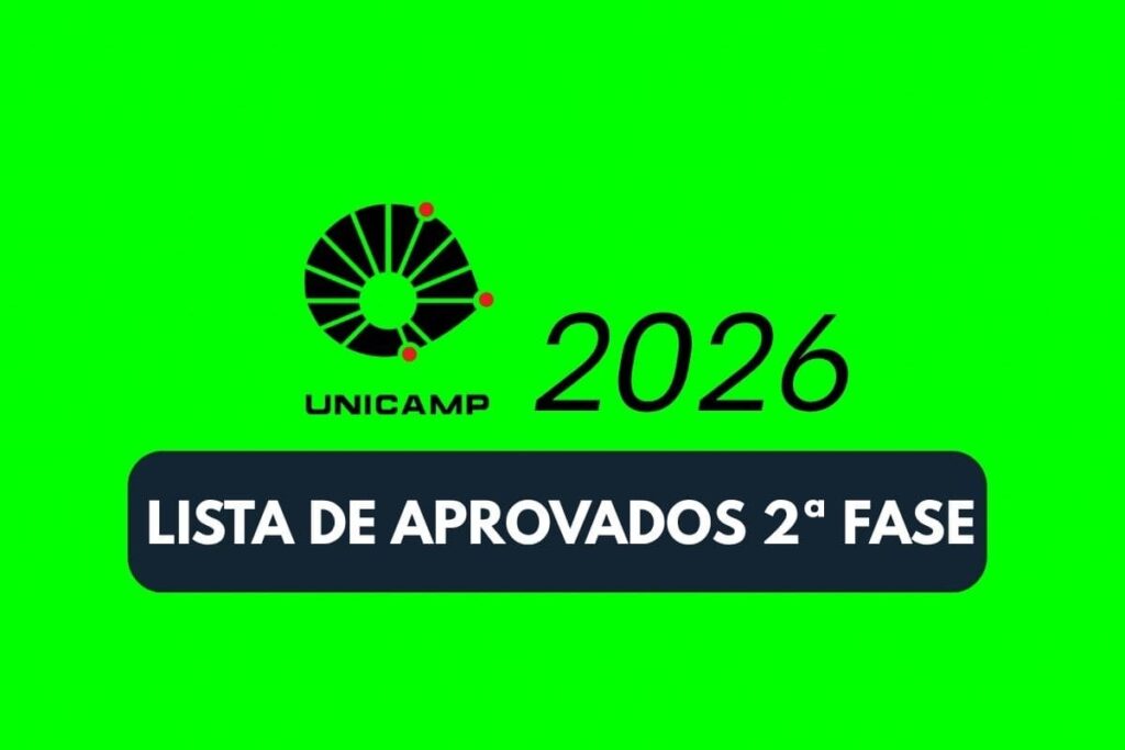 Resultado Unicamp 2026