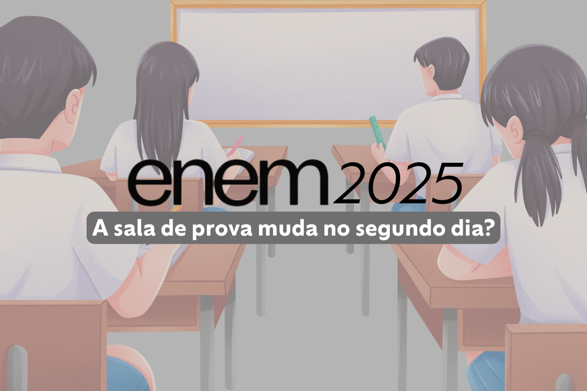 A sala do Enem 2025 é a mesma no segundo dia? Entenda como funciona