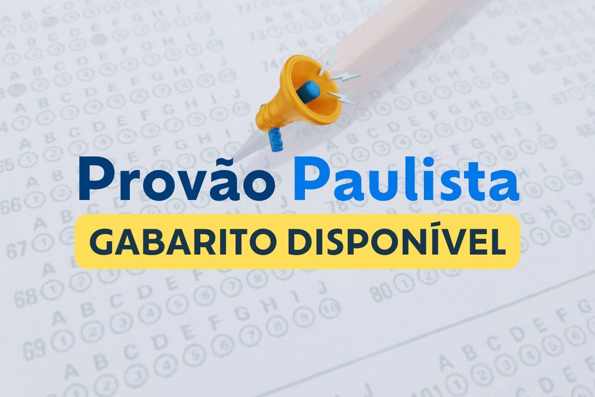 Gabarito do Provão Paulista 2025 disponível; saiba como acessar