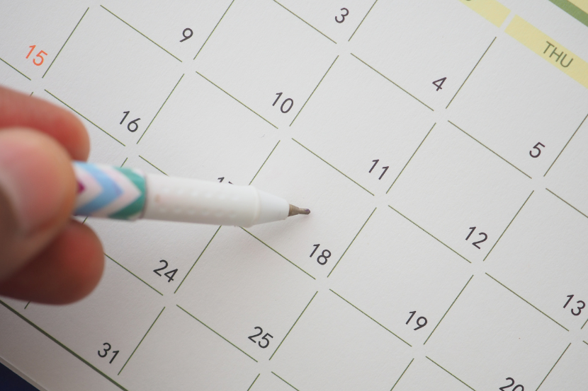 anotação em calendário 2026 