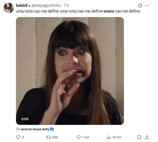 Memes resultado Enem 2025