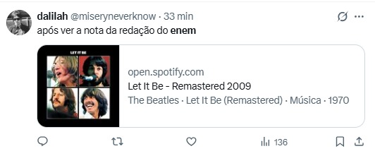 Memes resultado Enem 2025