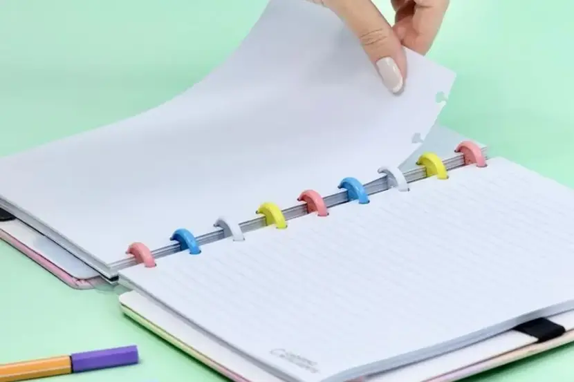 funcionamento do caderno de disco